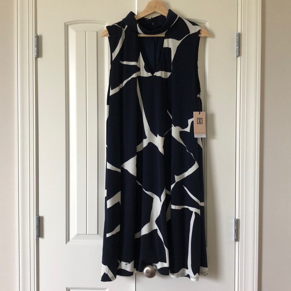 A-Line Mockneck Dress